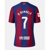 Barcelona Ousmane Dembele #7 Fotballklær Hjemmedrakt 2023-24 Kortermet